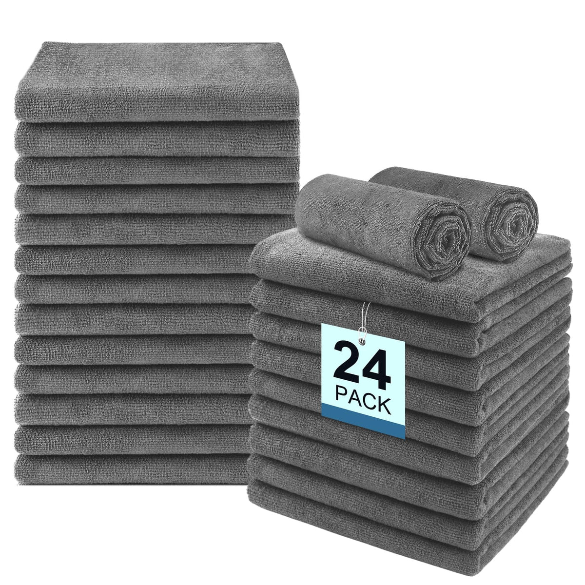 UNIMADE 48 Pack Salon Towels - Highly Absorbent Hand Towels