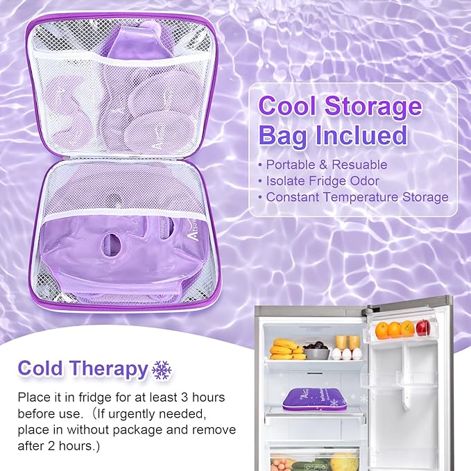 Atsuwell Cooling Ice Face Eye Mask Set