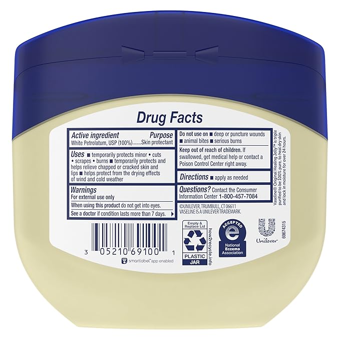 Vaseline Petroleum Jelly | Original | 13 oz | Pack of 2