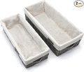 Brookstone Wicker Shelf Storage Basket Decorative Shelf Bin, bathroom organizers and storage, Boho Living Room Decor, Spring Storage 2026-2 Piece Set