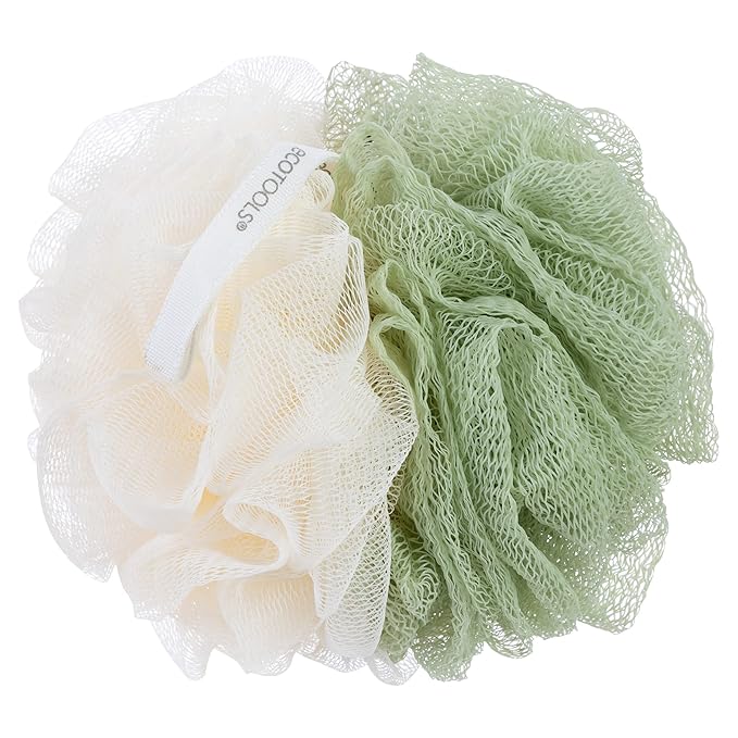 EcoTools Green 2-in-1 EcoPouf Shower Loofah, 1 Count