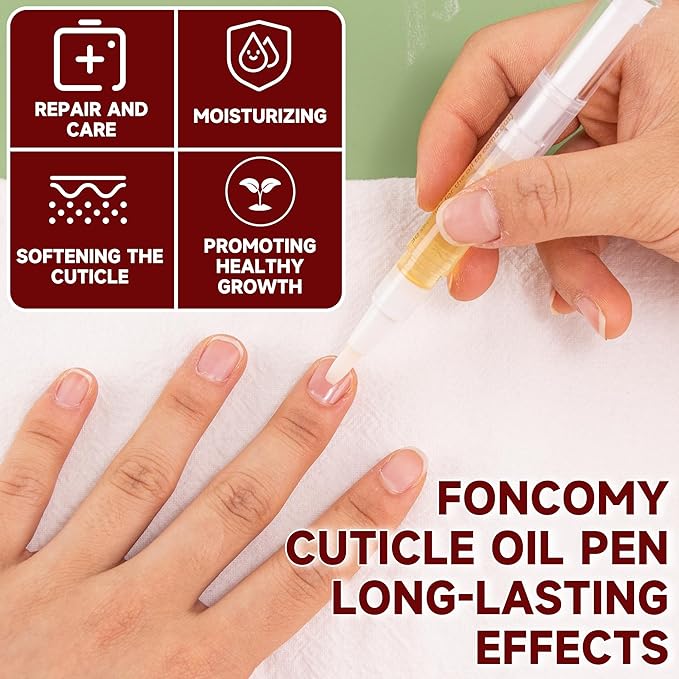 3PCS Cuticle Oil for Nails,Cuticle Oil Pen for Nail Care, Nail Cuticle Oil with Nail File,Cuticle Softener for Damaged Nails,Cuticle Kit for Natural Nails,Nail Oil Pen for after Manicure(Mixed Scents)
