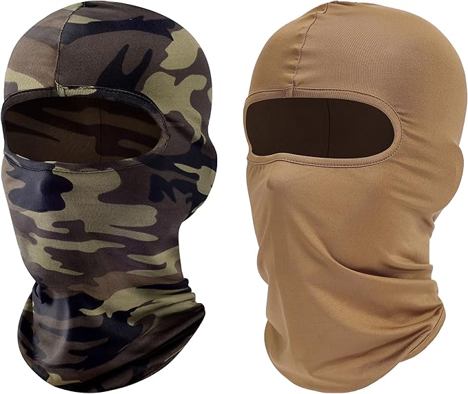 ROXUN Balaclava Ski Mask, 2 Pack Summer Motorcycle UV Protection Shiesty