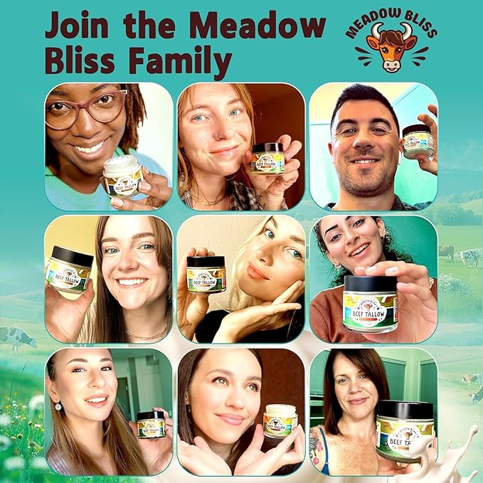 Beef Tallow for Skin - Moisturizer Cream - 100% Grass Fed - Whipped Beef Tallow - Manuka Honey - Organic Jojoba Oil, Shea Butter - Supports Eczema, Rosacea - USA - Citrus Breeze - 4 oz