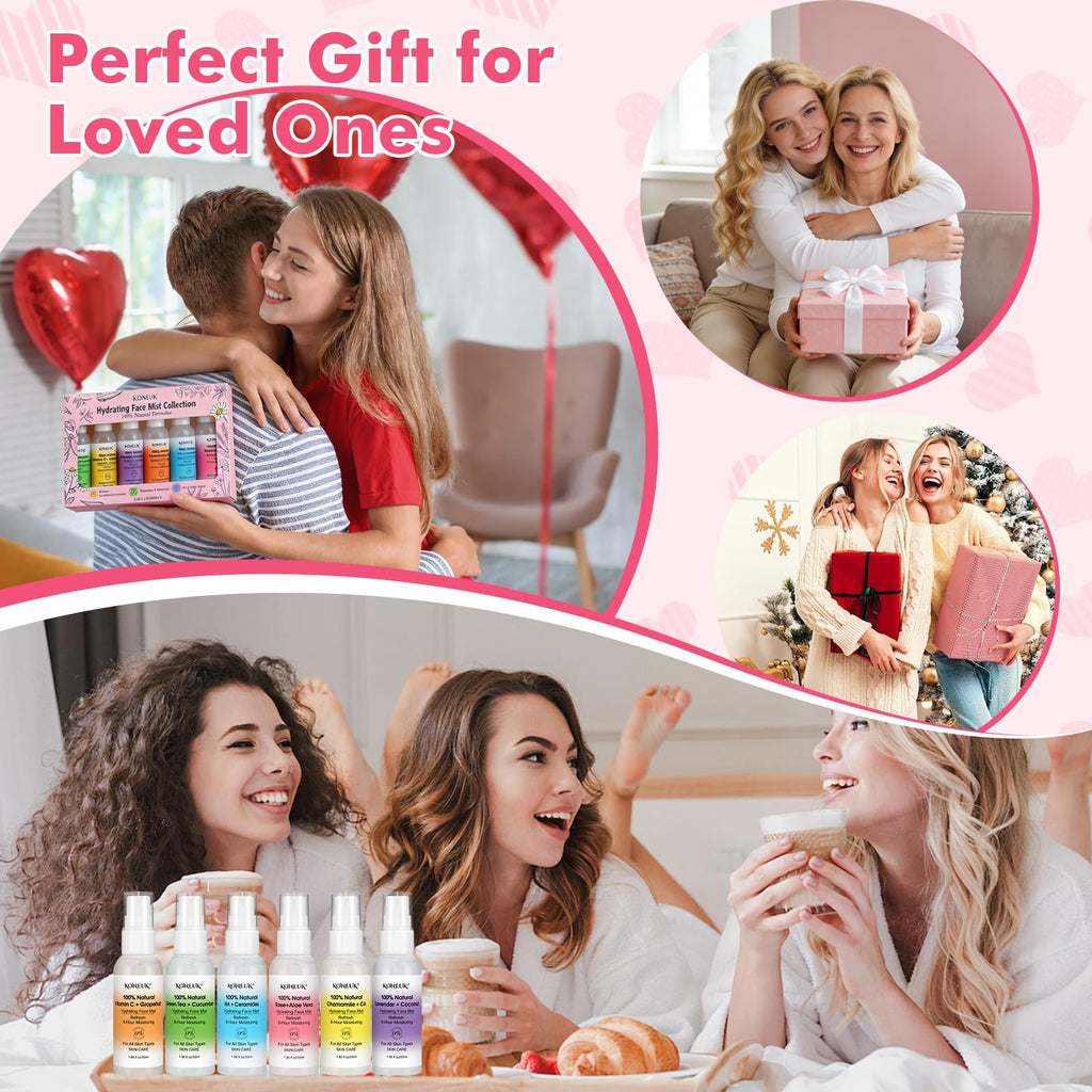 Skincare Refreshing Face Mist Kit-Long Hydration and Soothing Facial Spray