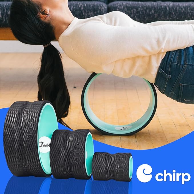 Chirp Wheel+ Foam Roller 3-Pack, Back & Neck Pain Relief, Mint