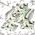 Geyee 50 Packs Tissue Travel Size Facial Paper Napkins Travel Packs Disposable Pocket Tissues for Wedding Guest Traveling School Purse Home Supplies, 500 Sheets 3 Ply(Birds)