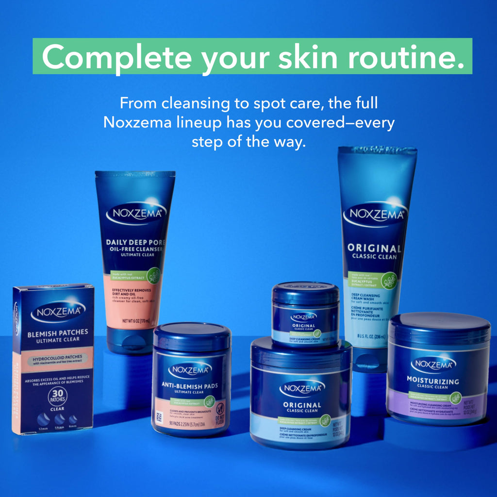Noxzema Classic Clean Cream, Original Deep Cleansing 12 oz