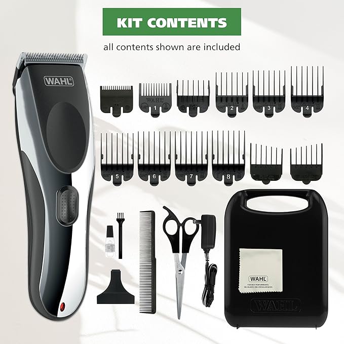 Wahl Clipper Rechargeable Cord/Cordless Haircutting & Trimming Kit