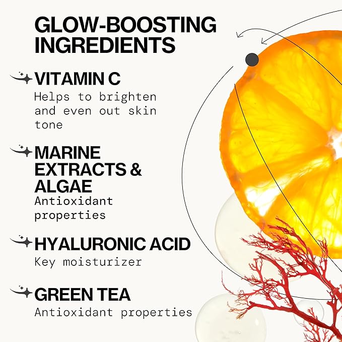Pacifica Beauty Sea & C Love Vitamin C Serum for Face – Brightening & Anti-Aging Formula with Hyaluronic Acid, Green Tea & Algae – Blue Light Protection – Fades Dark Spots & Fine Lines – 1 Fl Oz