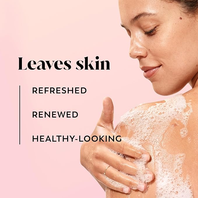 Olay Body Wash for Women, Fresh Radiance, Refreshing & Renewing, Made with Plant Based Cleansers, B3 Botanical Complex, For All Skin Types, Watermelon & Agave Scent, 33 fl oz (Pack of 4)