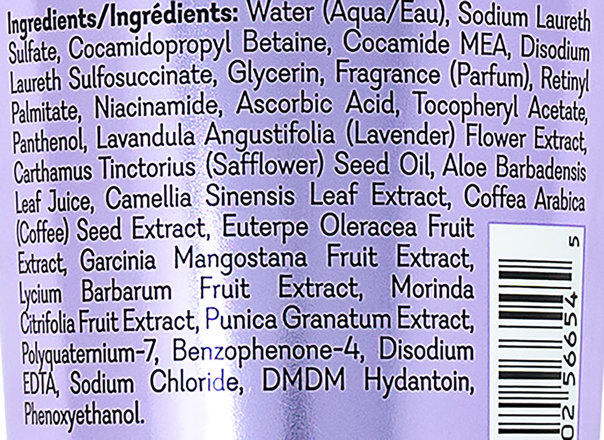 Vitabath Lavender & Chamomile Body Wash Moisturizing Bath & Shower Cleanser & Skincare Radiant Detox & Restore Nourishing Body Polish - Cruelty-Free, Paraben-Free - 12 oz