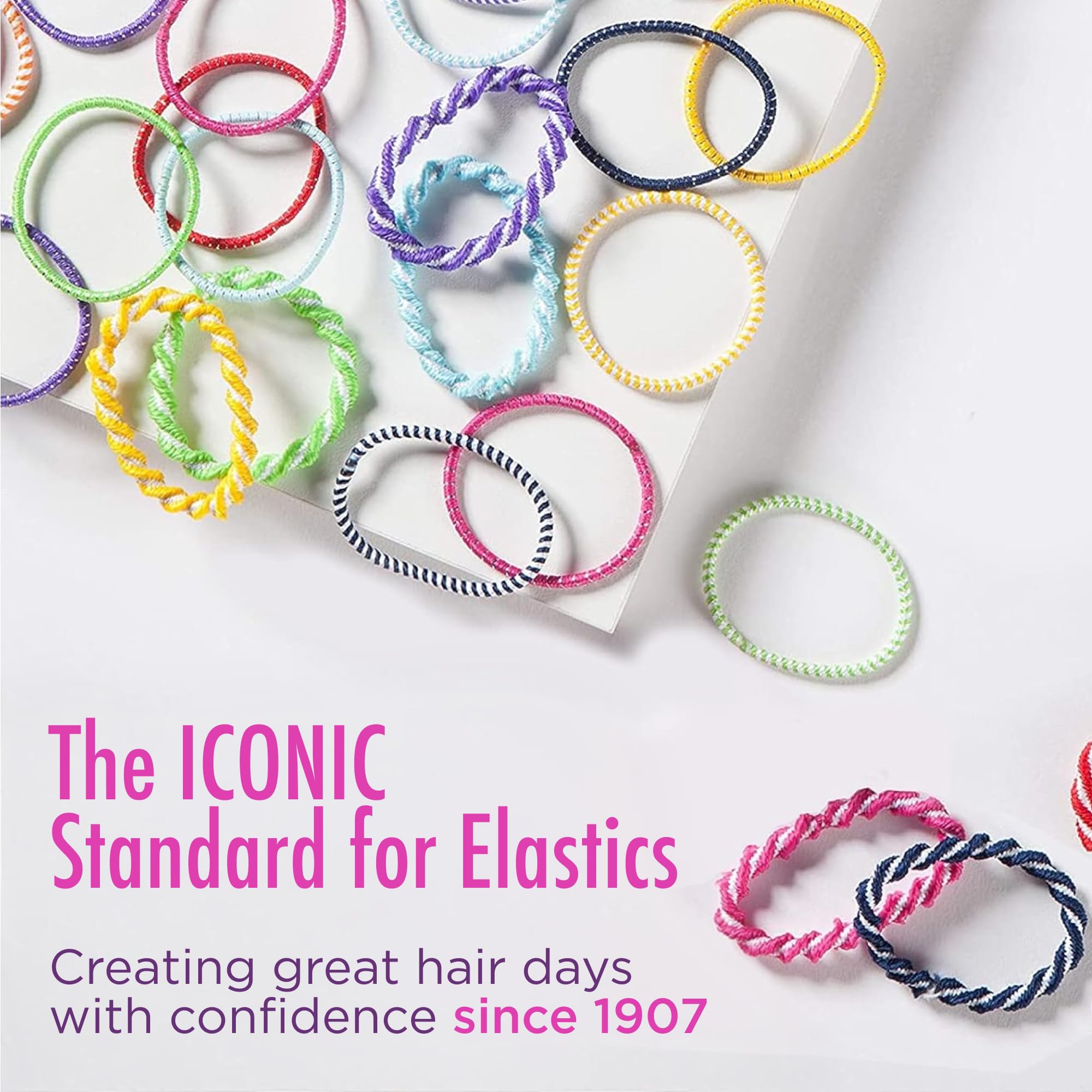 Goody Girls Ouchless Elastics, 2 mm, 72 Count