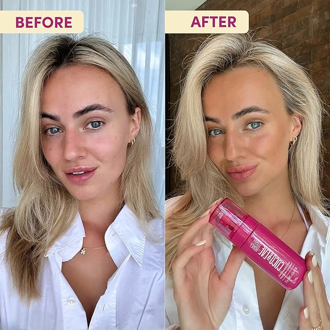 Coco & Eve Antioxidant Face Tanning Micromist – Hydrating Self Tanner & Tan Mist for Face, Streak-Free Quick-Dry Sunless Facial Mist Spray, Natural Glow (75 ml)