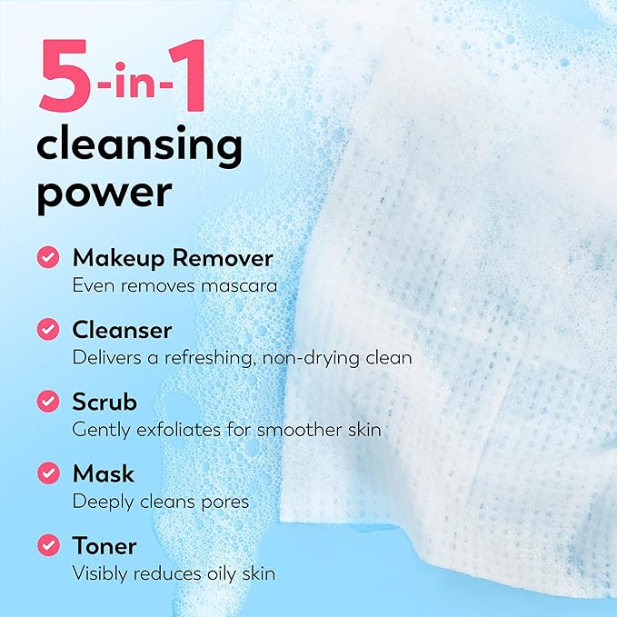 Olay Makeup Remover Wipes, Daily Facials Hydrating Face Cleanser for Normal to Dry Skin, Alcohol & Fragrance Free, Soft Face Wash Towels, Travel Essentials for Women, Convenient Dry Cloths, 66 ct