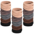 Anezus 200 Pcs Multi-Colored Hair Ties for Thick Hair, Elastics Hair Ties Bulk Hair Bands for Women, Men and Girls(4mm)