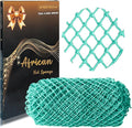 African Net Sponge Authentic, African Exfoliating Sponge Real African Net Black Owned, African Bath Sponge Back Scrubber, Body Exfoliator Shower Bath Accessories (Mint Green)