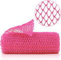 African Net Sponge, Authentic Exfoliating Body Scrubber for Bath and Shower, Multiple Textures with Gentle Deep Exfoliating and Rich Lather for All Skins (Pink)