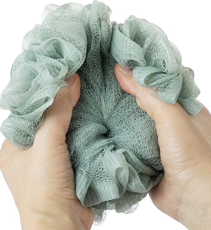 KAKOOI Bath Sponges, Shower Loofah for Body Exfoliation(1 pcs, Gray)