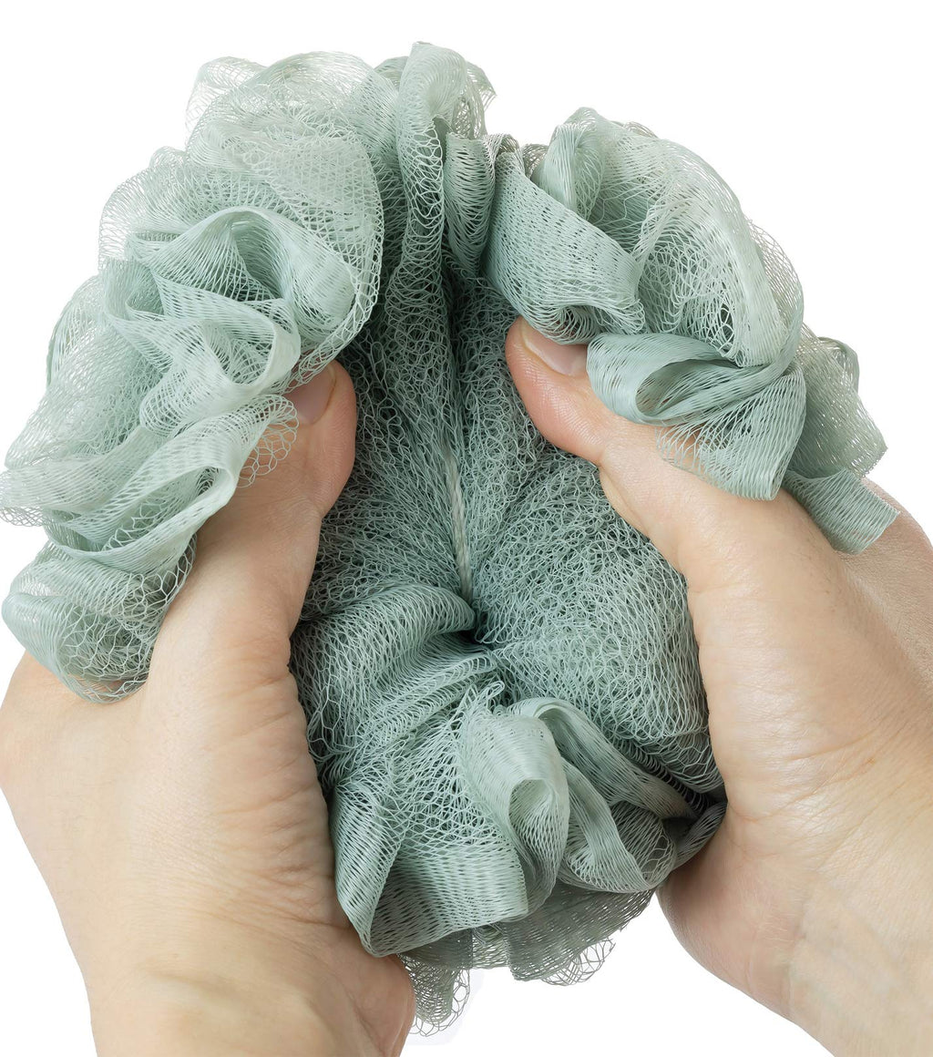 KAKOOI Bath Sponges, Shower Loofah for Body Exfoliation(1 pcs, Brown)