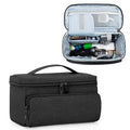 CURMIO Barber Bag for Hair Clippers, Men Grooming Travel Case for Electronic Shaver, Hair Trimmer and Hair Cutting Tools, Black, Bag Only