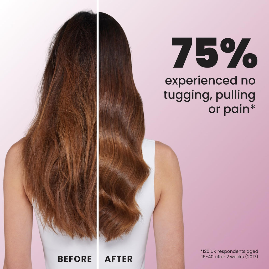 Tangle Teezer Ultimate Detangler Brush, Straight to Wavy, Rosebud