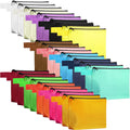 Saintrygo 30 Pcs Canvas Makeup Bags Bulk, Travel Cosmetic Zipper Pouch Blank DIY Multipurpose Toiletry Bag Hygiene Pouch for Women Purse Pencil Case (7.5 x 5 x 1.8 Inch,Classic)