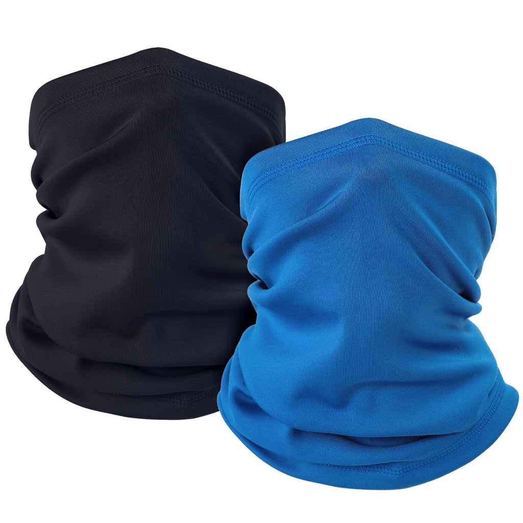 LUOLIIL VOE 2 Pack Winter Neck Gaiter Warmer for Men & Women, Windproof Face Cover Soft Fleece Face Mask Scarf for Cold Weather Outdoor Sports Skiing Cycling
