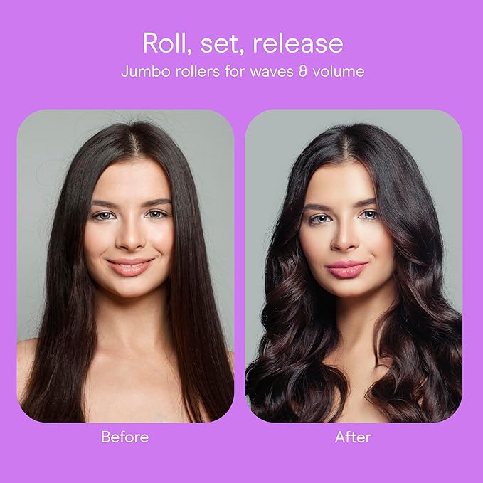 Conair Velvet Flocked Jumbo Hot Rollers Set