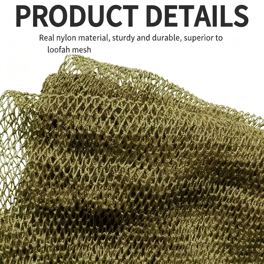 SPMKTBOZAI African Net Sponge Authentic, Exfoliating Net for Body Back