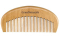 GranNaturals Wooden Comb for Detangling & Styling Wet or Dry Hair - Small Pocket Sized Fine Tooth Natural Wood for Curly, Thin, Thick, Wavy, or Straight Hair - Birthing & Labor Tool