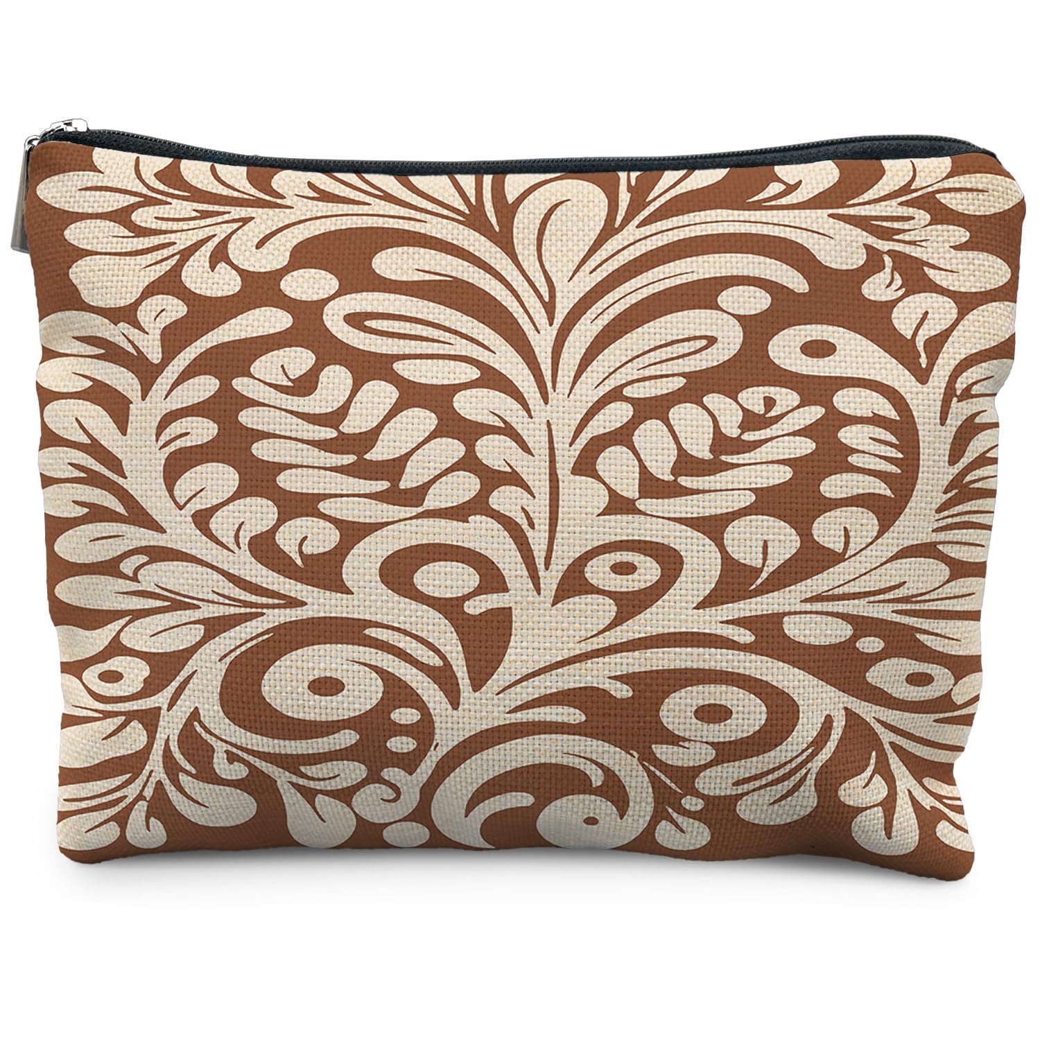RYYCDOI Mexican Gifts for Women, Mexican Mom Gifts, Mexican Cosmetic Bag for Women, Vintage Mexican Talavera Art Makeup Bag, Retro Floral Makeup Pouch
