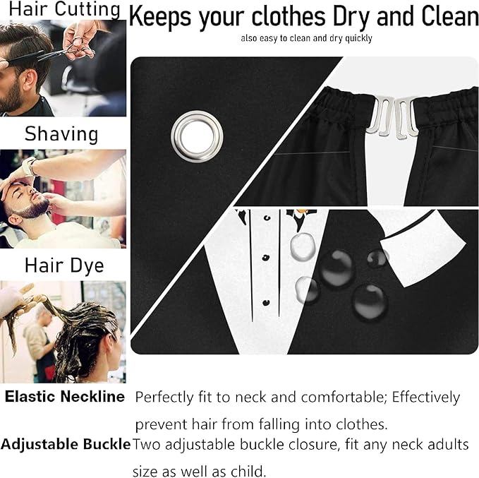 Stylish Barber Cape - Unisex Hair Cutting Apron for Men & Women