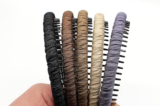 JOBAND JOBANDFashion Hair Accessories,plastic headbands for women,headband with teeth Suitable Daily Use,Spa,Parties and Yoga(pack of 4)
