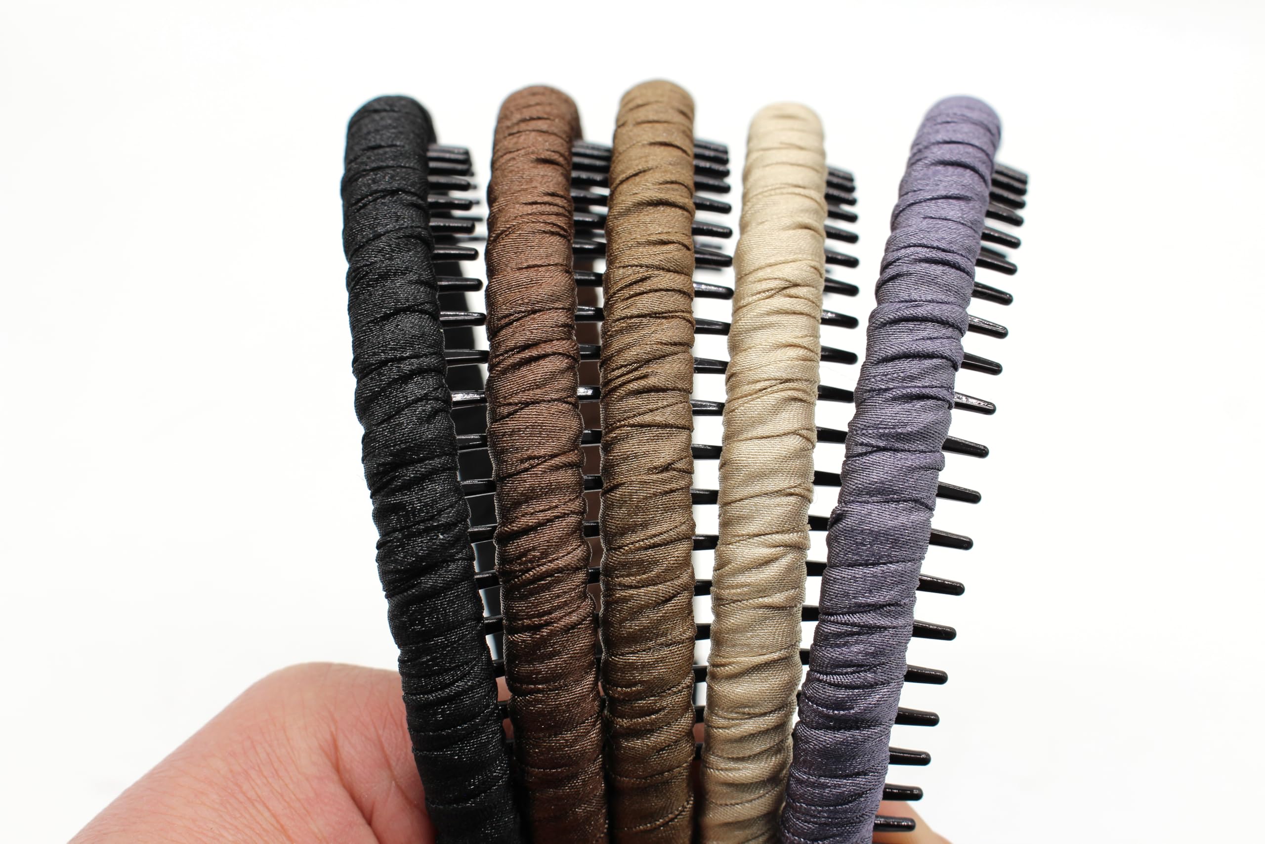 JOBAND JOBANDFashion Hair Accessories,plastic headbands for women,headband with teeth Suitable Daily Use,Spa,Parties and Yoga(pack of 4)