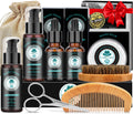 XIKEZAN Beard Kit for Men Grooming/Care w/Coffee Scent-Soften,Soothe Beard