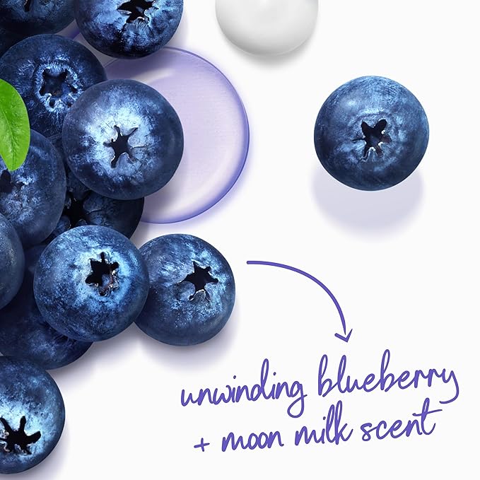 Dove 24hr Lotion Body Wash Unwind Blueberry & Moon Milk, 30.6 oz | Moisturizing body wash with MicroMoisture and a calming scent
