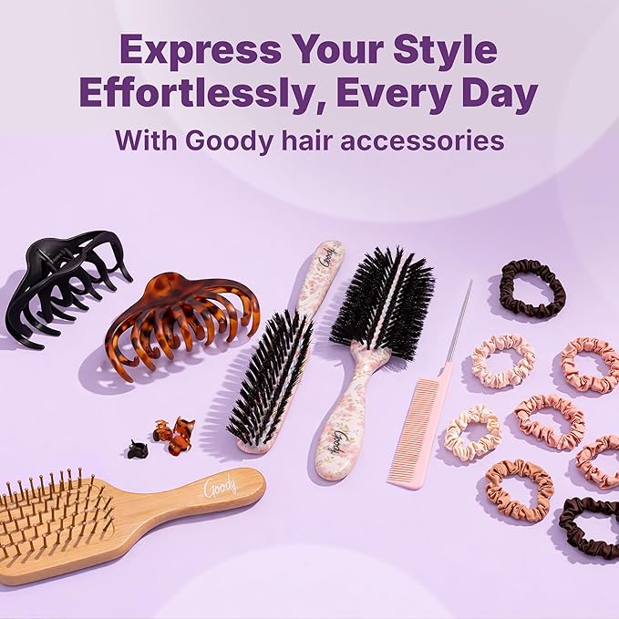Goody SlideProof Mini Claw Clips, Stylish, Secure Grip Small Hair Clips, Styling Accessories for All Occasions, Ideal for Fine Hair Types, Gifts for Women & Girls, Black and Tortoiseshell, 16 Ct