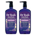 Dr Teal's Sleep Body Wash with Pure Epsom Salt, Melatonin, Lavender & Chamomile Essential Oil Blend, 24 fl oz (Pack of 2)