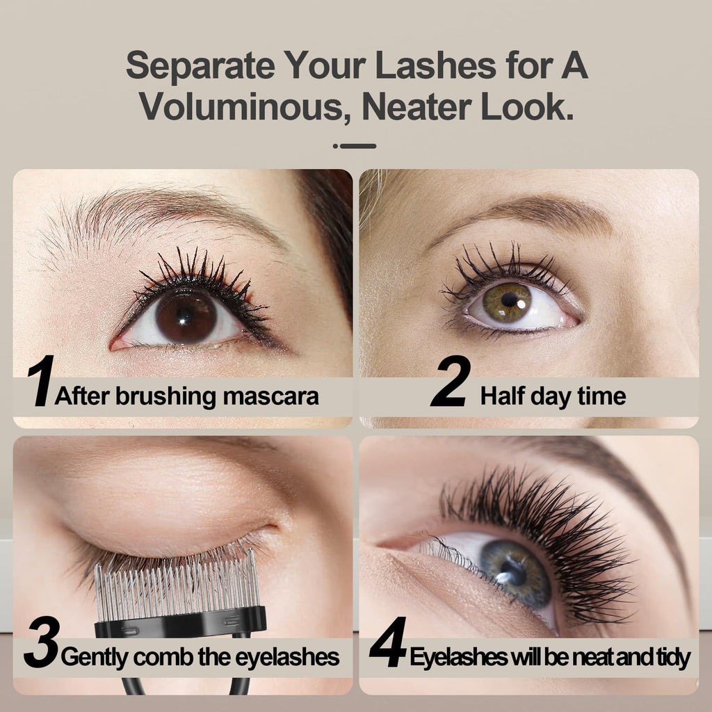 SWEET VIEW Eyelash Comb Lash Separator Tool Brow Brush