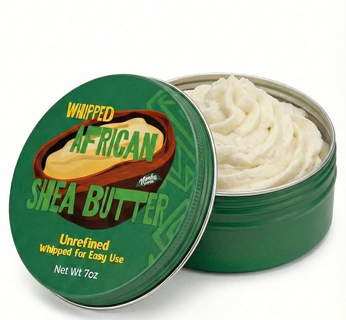 Whipped Shea Butter for Body, Skin & Hair | Eczema, Dry Skin, Stretch Marks | African | 7oz | Packaging May Vary