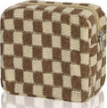 CekPo Sanitary Napkin Storage Bag, Menstrual Pad Zipper Bag Checkered Portable Period Bag Panty Liners, Tampon Storage Pouch for Women Ladies Daily Use Storage Purse Travel
