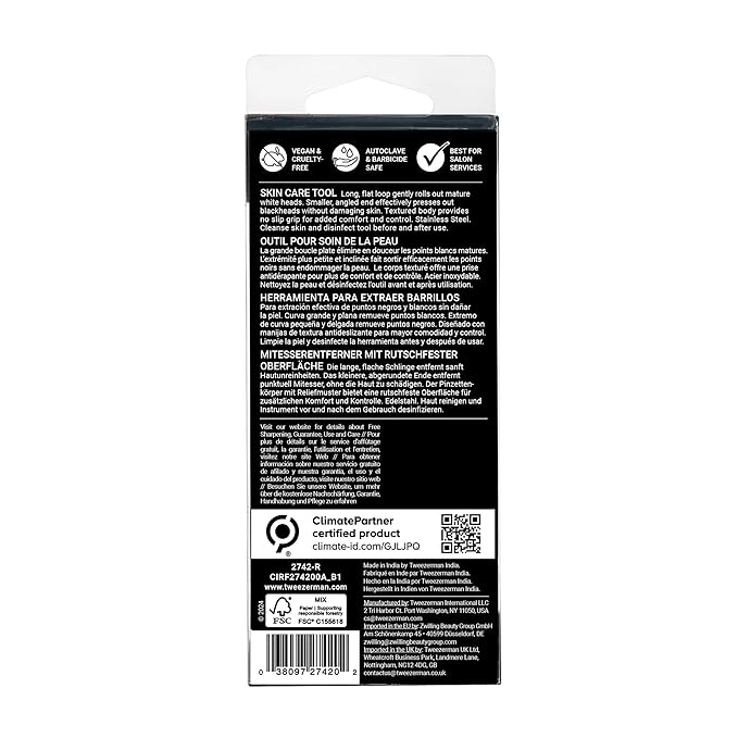 Tweezerman Whitehead and Blackhead Remover Stainless Steel