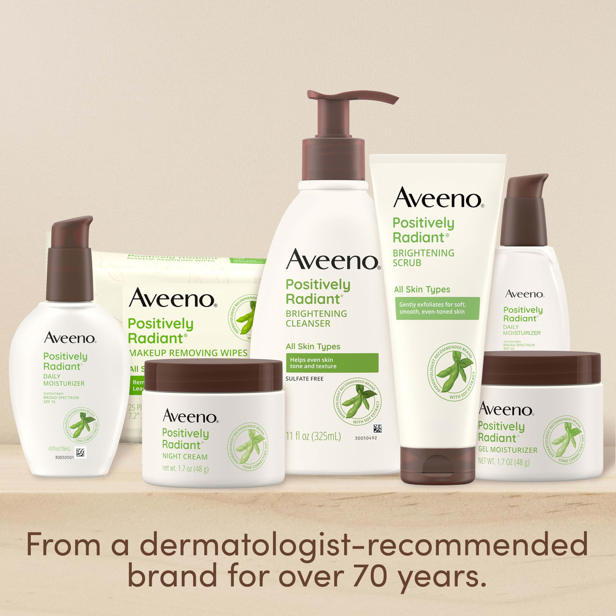 Aveeno Positively Radiant Exfoliating Daily Facial Scrub, 2 oz