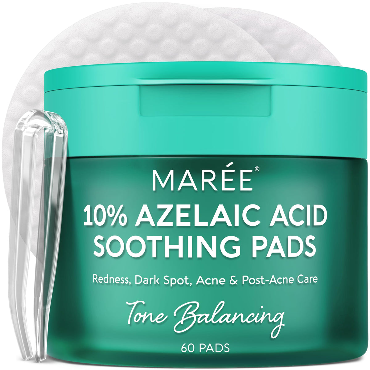 MAREE Glycolic Acid Toner Pads - Face Pads for Exfoliating M PACK 80 Ct