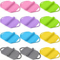 12 Pcs Exfoliating Back Scrubber for Shower with Handles Nylon Back Exfoliator Washers Stretchable Pull Strap Exfoliating Loofah Washcloth for Women Men Body Deep Cleaning Massages