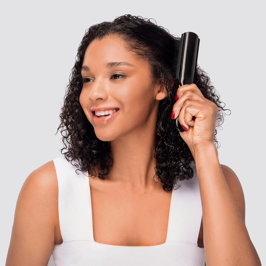 Diane Nylon Pin Styling Hair Brush for Detangling, Separating, Shaping and Defining Wet Thick or Curly Hair, Glides Through Tangles with Ease