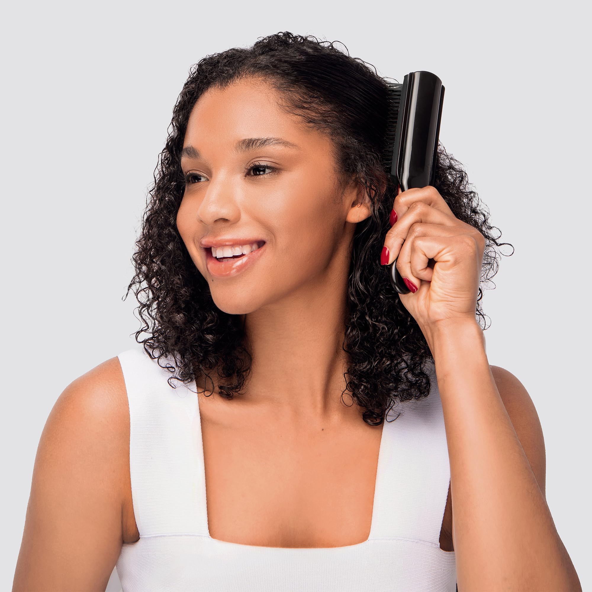 Diane Nylon Pin Styling Hair Brush for Detangling, Separating, Shaping and Defining Wet Thick or Curly Hair, Glides Through Tangles with Ease