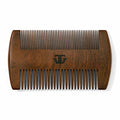 Sandalwood Beard Comb for Men with Mother of Pearl Inlay, Premium Grooming Wood & Wooden Comb for Beard and Mustache