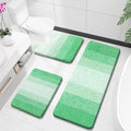 OLANLY Microfiber Bathroom Rugs Sets 3 Piece, 47"x20"+24"x16"+24"x20"